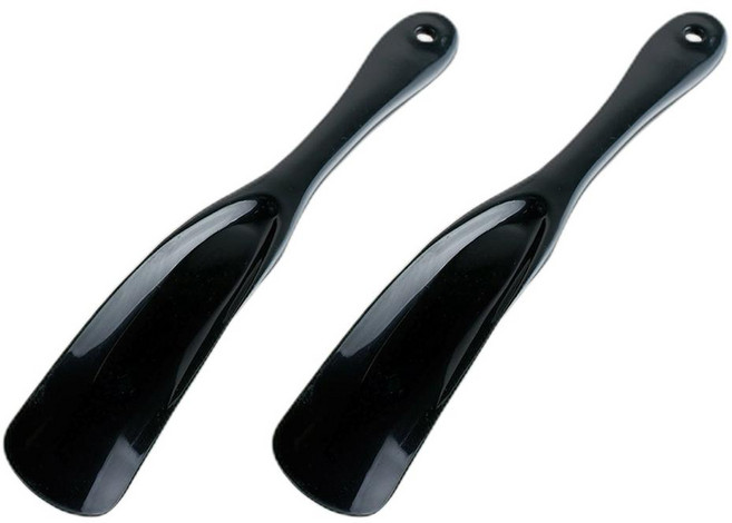 셀링랩 휴대용구두주걱, 블랙, 2개