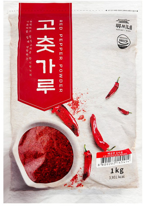 류씨네 김치용 고춧가루 매운맛 1kg, 1개