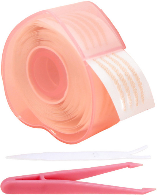 아이엘 레이스 쌍꺼풀 테이프 레이스 쌍테 롤형 KC인증완료 티안나는, 1개, AB002 곡선