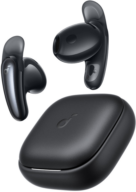 앤커 사운드코어 리버티버즈 세미 인이어 블루투스 이어폰, 블랙, D1200