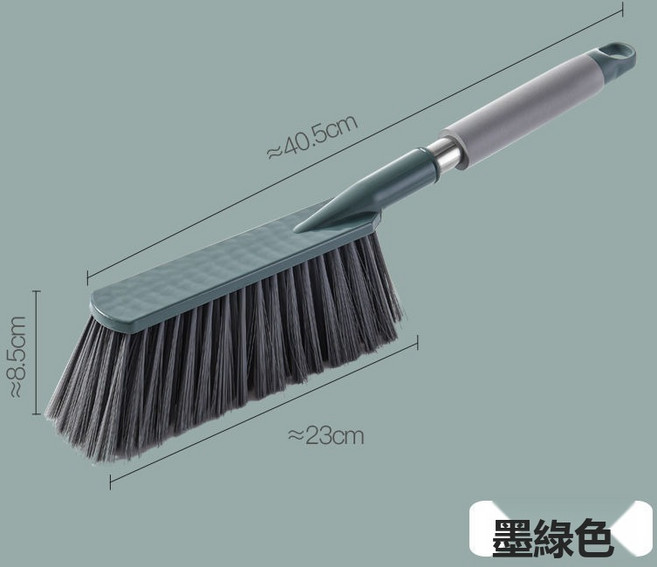 GUEFOON 家用掃把簸箕清潔套裝 日常實用, 海綿手柄鋼管加長款綠色:標準尺寸6230, 1個