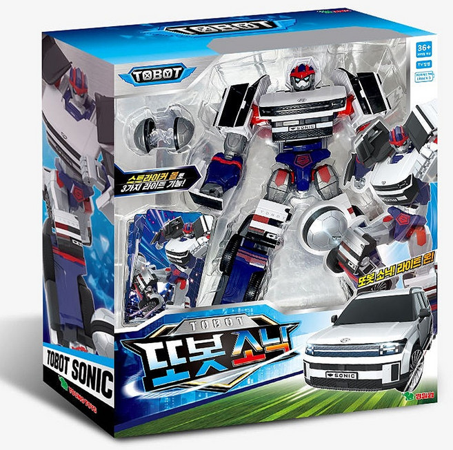 또봇 소닉 자동차 산타페 변신로봇 장난감, 1개, 상세 설명 참조