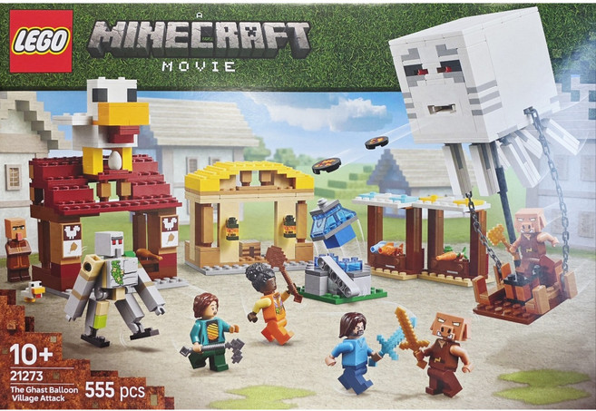 레고 마인크래프트 21273 가스트 열기구 마을 공격, 혼합색상, 1개