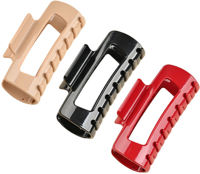 말랑 머리핀 실리콘 머리 집게핀 3종 세트