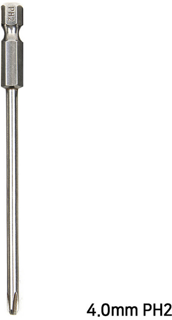 십자 드라이버 비트 1개 3mm 4mm 4.5mm 5mm 6mm PH1 PH2 드릴 자석 전동 드릴 수공구, 십자 드라이버 비트 4.0*PH2