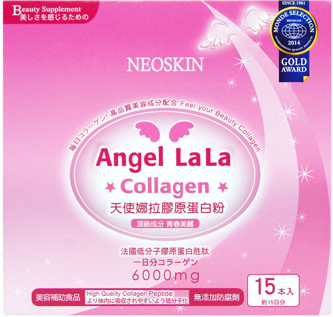 Angel LaLa 天使娜拉膠原蛋白粉, 5個, 15份