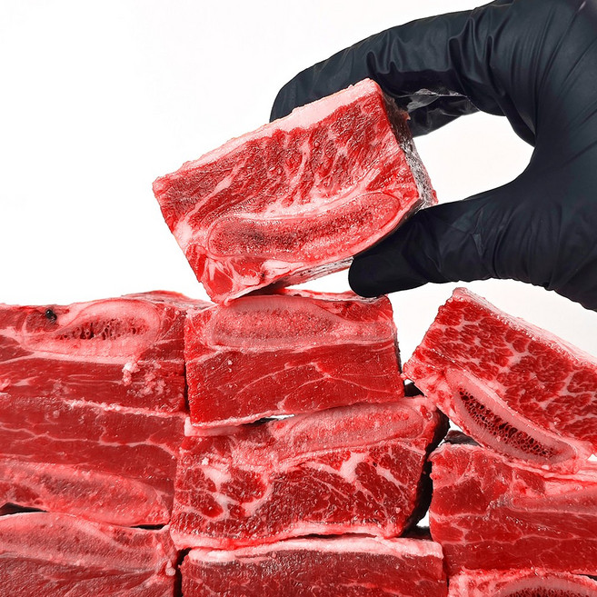 [고기선생] 지방 완벽제거 소갈비 찜갈비 탕갈비 1kg 찜용 탕용 호주산 뉴질랜드산, 1개, 뉴질랜드산 1kg