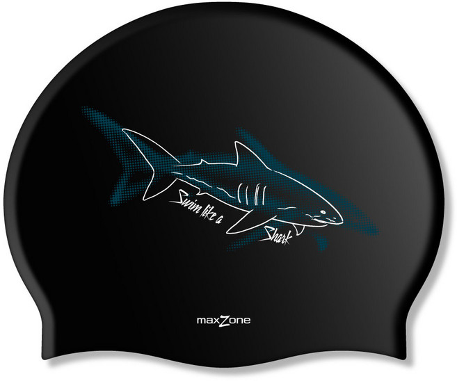 [맥스존] 스윔샤크BK 빅사이즈 실리콘 수모 대형 대두 성인 수영모자