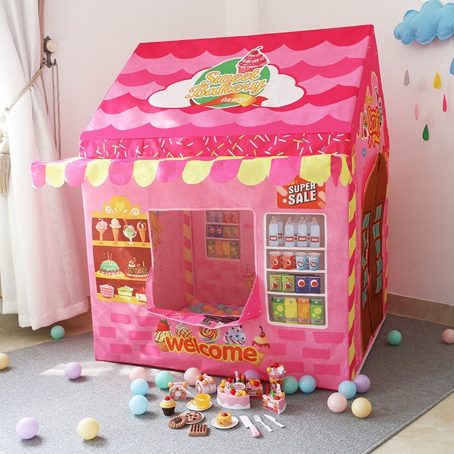 佳佳玩具 兒童帳篷 甜品屋 遊戲室, 1個