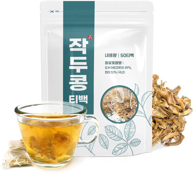작두콩깍지차 티백 50티백, 50g, 2개