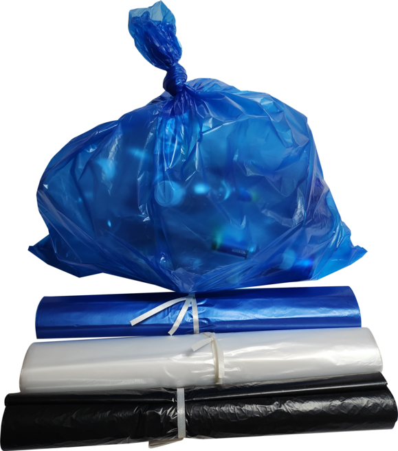 스마트팩 재활용 분리수거 쓰레기봉투 튼튼한 비닐봉투 파랑, 100개, 50L