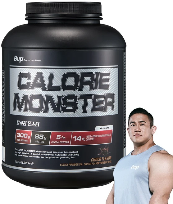 비유피 칼로리몬스터 초코맛, 4kg, 1개 - 쿠팡