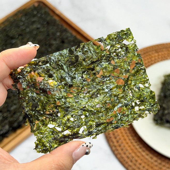 완도 구운 곱창김 곱창돌김 10매 x 5봉, 150g, 1개