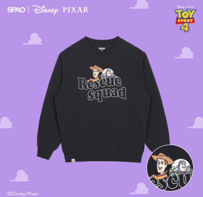스파오 (디즈니) 토이스토리 스웨트셔츠_SPMBA12C01