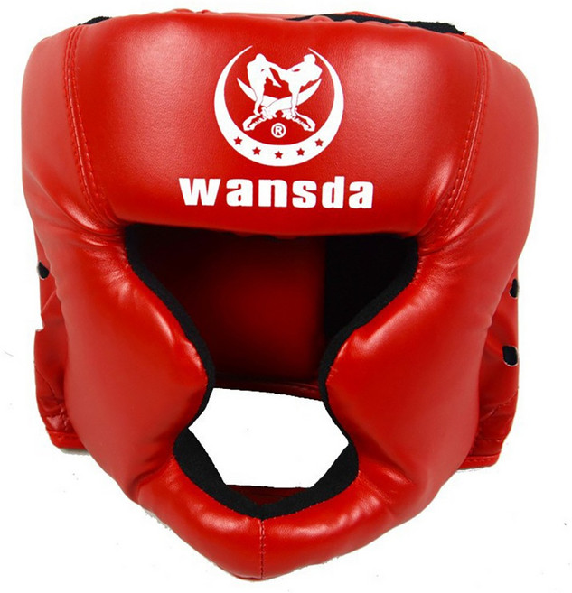 도매짱 스파링 헤드 기어 권투 복싱 태권도 킥복싱 머리 안면 보호구 격투기 용품 헤드기어 (domejjang), 레드