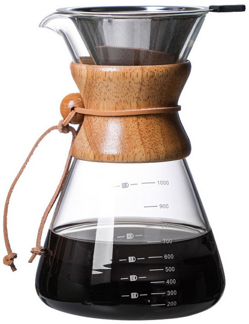 올비아 커피 로스티드 50스틱 Austr a Aulia 호주 로스트 올리아, 1000ml 대나무 거름망, 1개