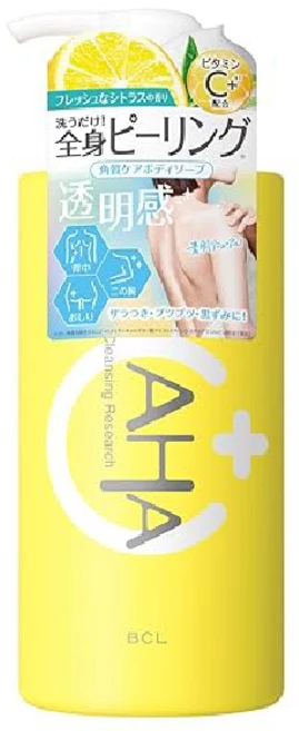 BCL AHA 클렌징 리서치 바디 필 소프 C 바디워시 480mL, 1개 - 쿠팡