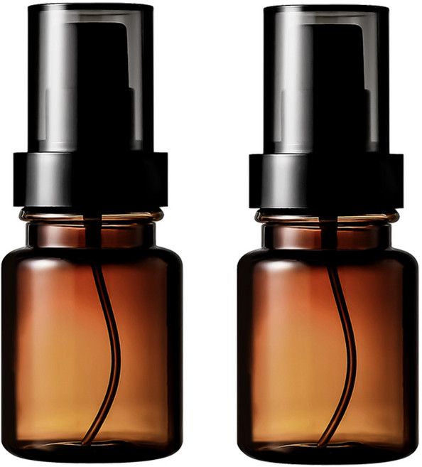 닥터보틀 점보 스프레이 미스트 용기 화장품 공병, 2개, 브라운 60ml