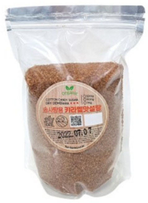 (펀코리아)솜사탕용 달고나 카라멜맛(향)설탕 1kg, 1개
