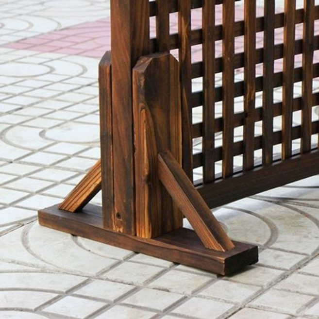 원목 야외가벽 우드 칸막이 가벽 펜스 테라스 공간분리, 버클나무발