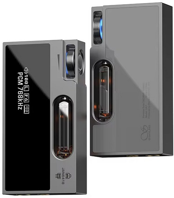 선주문 샨링 UA7 휴대용 USB 하이파이 DAC/AMP 사운드 ESS ES9069 듀얼 JAN6418 진공관, Gray