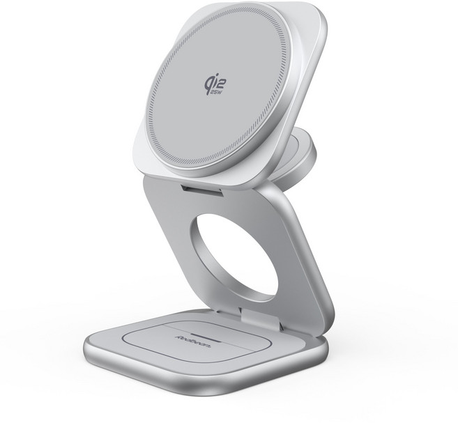 레드빈 더베러 25W QI2.2 3IN1 맥세이프충전기 애플워치 무선충전 RDP1-M, for 애플워치-실버, for 애플워치-실버, 1개