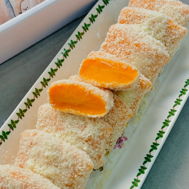 [신라병가] 카스테라 호박 인절미 개별포장 30개입 1.5kg 국산 찹쌀, 50g, 30개