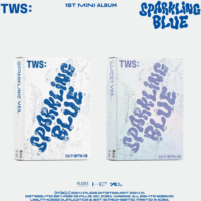 투어스 TWS 미니 앨범 스파클링 Sparkling Blue 미니 1집 스파클링 버전 - 쿠팡
