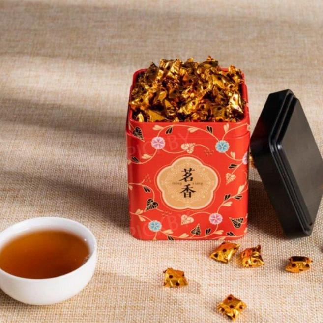 픽바이 운남 보이차 농축 미니 고체 운남보이차, 100g, 진피 보이차