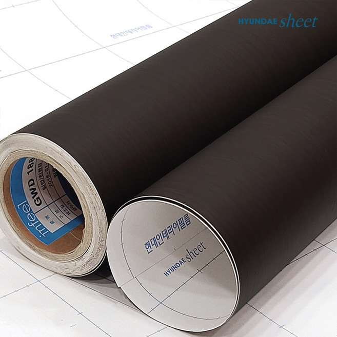 현대시트 인테리어필름 1롤(25M/50M) 무늬목 우드 54종, 오크 WD226