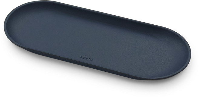 FENICE 오피스 가죽 펜 트레이, Navy, 1개