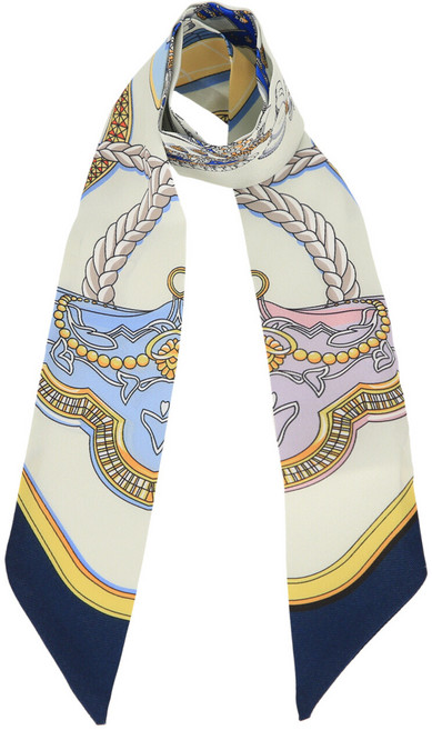 지센 지센 (2컬러) 로프 믹스 패턴 타이형 스카프 LAAMP204