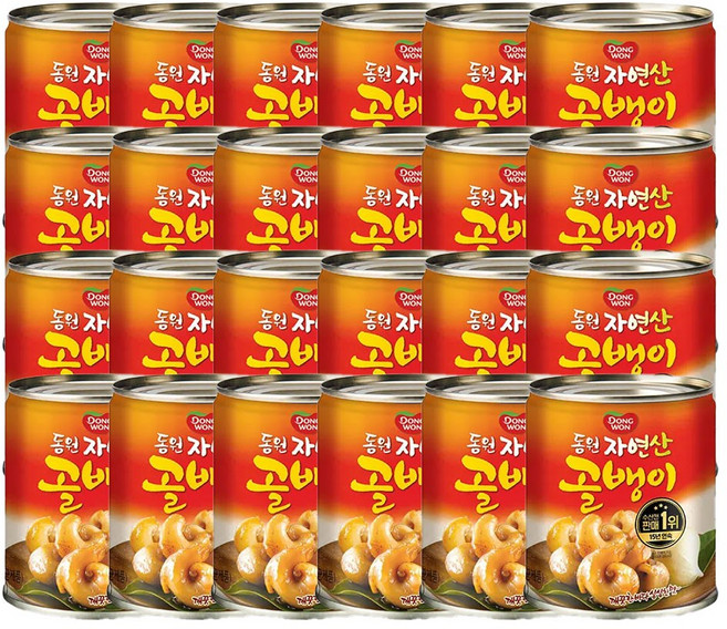 동원 자연산 골뱅이, 230g, 24개