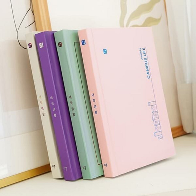 리훈 대학생활 위클리 다이어리 대학생 스터디플래너, 4.바이올렛[H071]