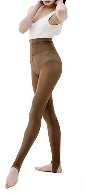 AB101 에어로빅 일반 타이즈 스타킹 무용 댄스, ab 101 커피색 소형