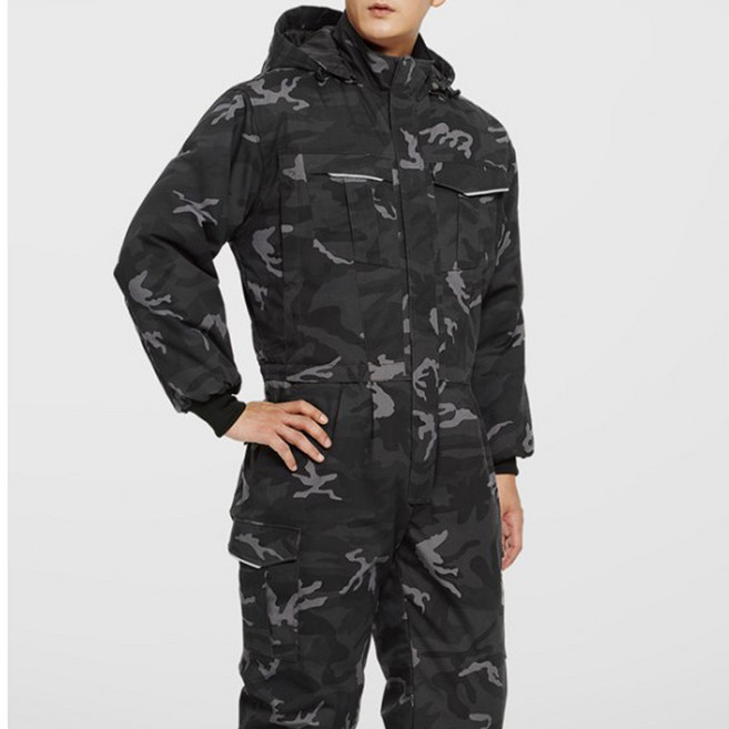 티뷰크 마크 동잠바 TB-776 패딩정비복 밀리터리 일체형 작업복