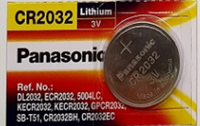 파나소닉 굿앤굿스 자동차 스마트키용 베터리 건전지 CR2032 로디우스, 1개, 1개입