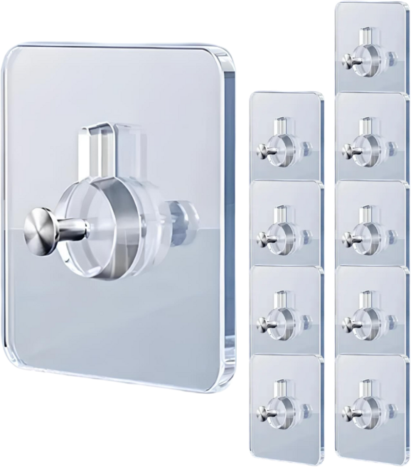 편안가온 못없이 튼튼한 무타공 접착식 액자걸이, 10P, 1개