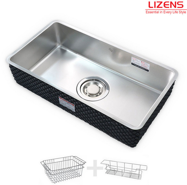 리젠스 GOYO 840 고요 엠보 씽크볼 사각볼 설치 교체 주방리모델링, 기본배수구, 1개