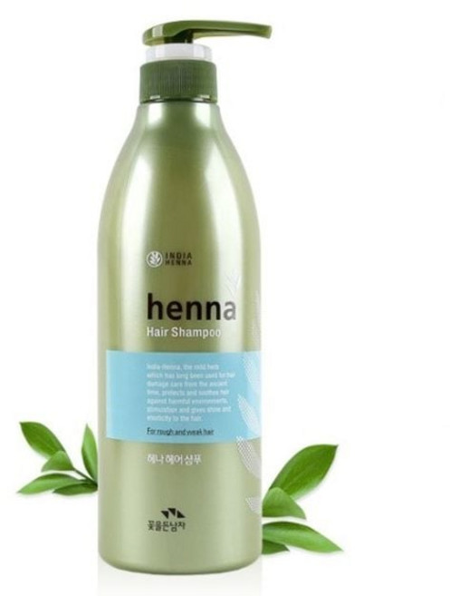 꽃을든남자 윤기탄력 강화 헤나 헤어샴푸 730ml ell+452cJ