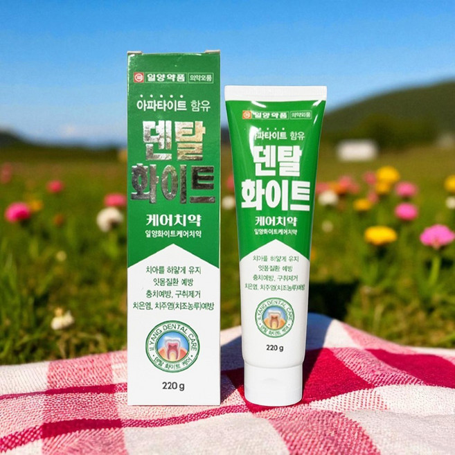 일양약품 덴탈화이트 치약, 2개, 220g