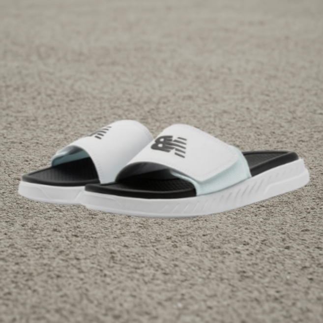 뉴발란스 슬리퍼 / NBRJFS110W / NB 쿠셔닝 슬라이드 NBRJFS110W_10 SD1501WT3 (WHITE)