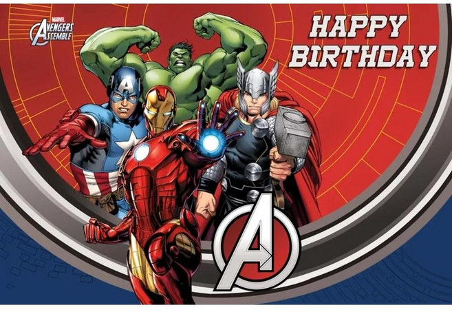 캡틴 아메리카 생일 장식 배너 퍼스트 어벤저 파티 슈퍼 히어로 만화 피규어 사진 배경, 1개, 24. NO 22 / B. 220X150cm