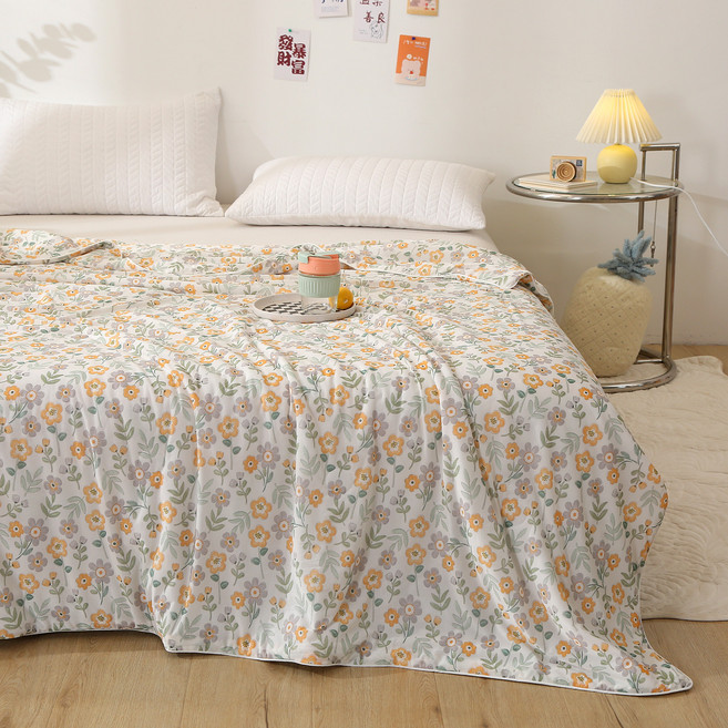 시즌오프 Cozy Aura 아이스 실크 시원한 냉감 차렵이불 여름 이불