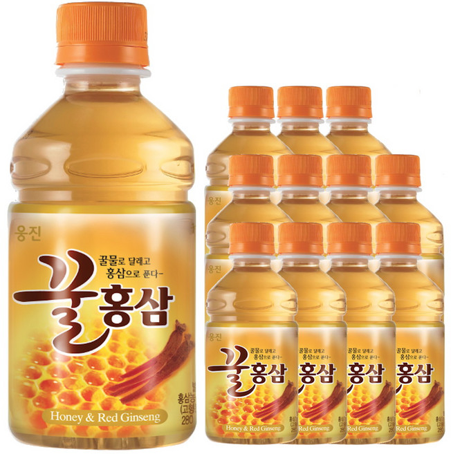 웅진 꿀 홍삼, 280ml, 12개