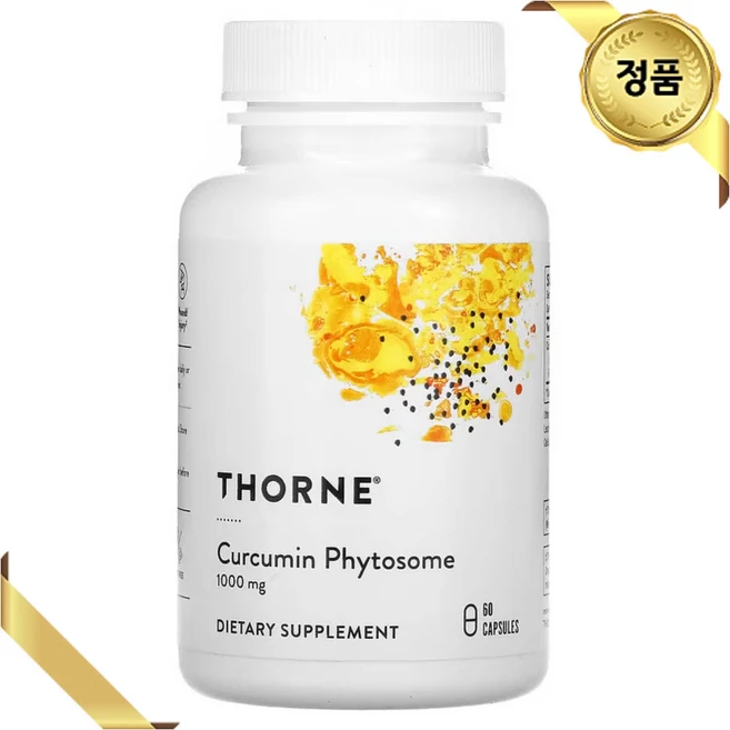 쏜리서치 커큐민 강황 파이토솜 추출물 1000mg 60정 류신 curcumin 안티에이징, 1개 - 쿠팡