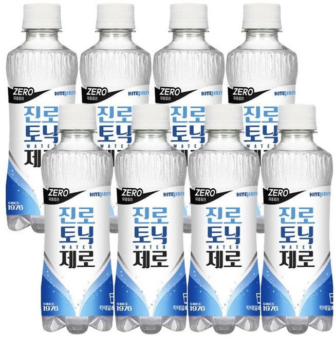 하이트진로 제로 토닉워터 300m, 300ml, 8개