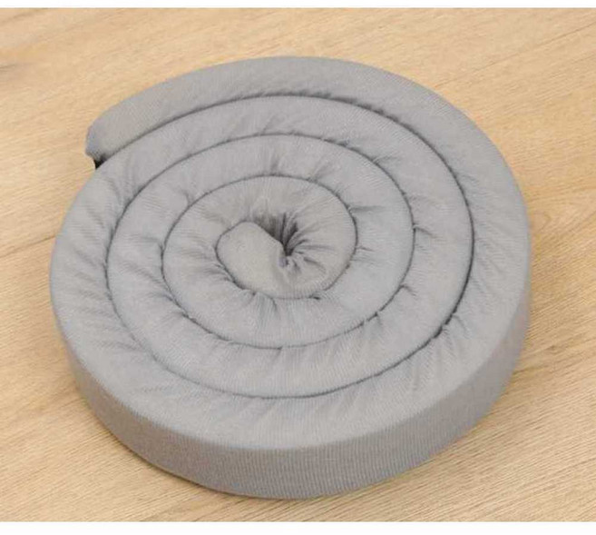 침대 틈새막이 롱쿠션 틈새 패브릭 채우기 쇼파 사이 쿠션 벽가드 린넨, 회색 3cmx5cmx200cm