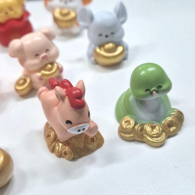 금원보 엽전 12지신 동물 소품 풍수인테리어 생일 탄생 띠, 쥐