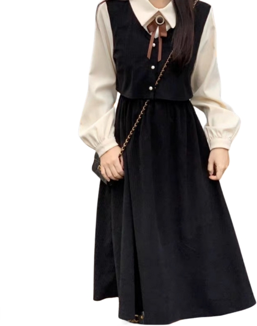 쌍천 투피스 복고풍 레트로 원피스 개화기 의상